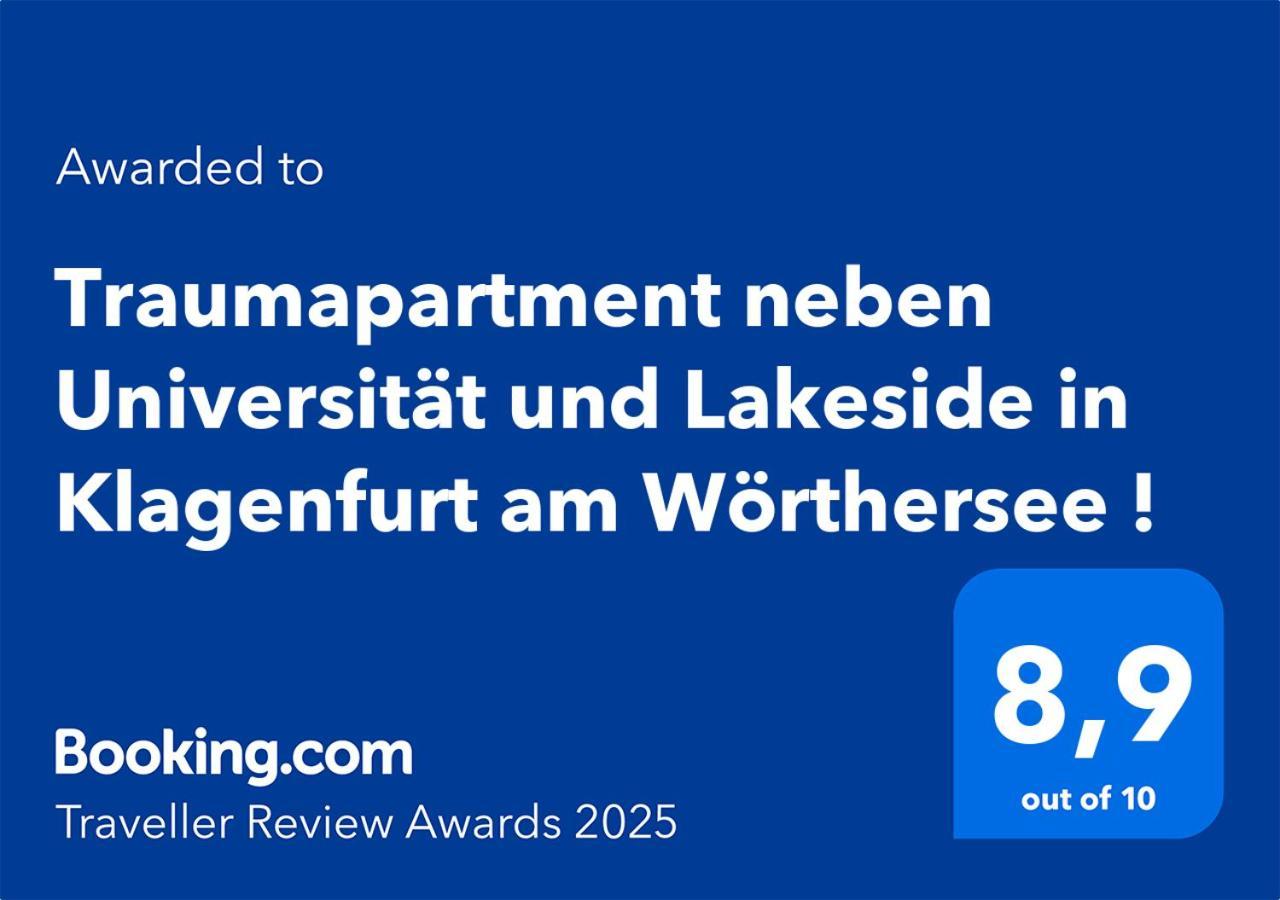 Traumapartment Neben Universitaet Und Lakeside In Klagenfurt Am Woerthersee ! Εξωτερικό φωτογραφία